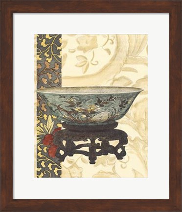 Framed Asian Tapestry III Print
