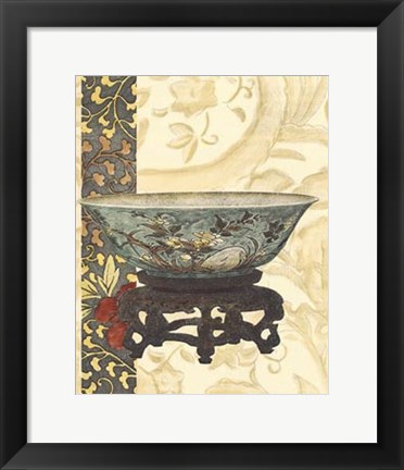 Framed Asian Tapestry III Print