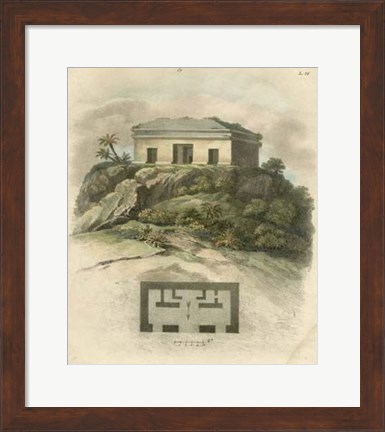 Framed Monuments of New Spain III Print