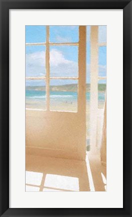 Framed Coastal Doorway III Print
