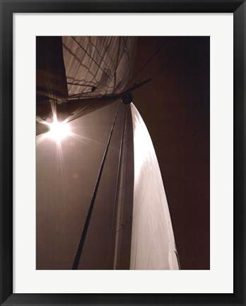 Framed Sail Geometry II Print