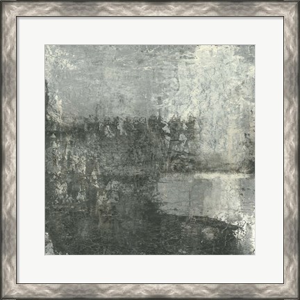 Framed Gray Abstract III Print