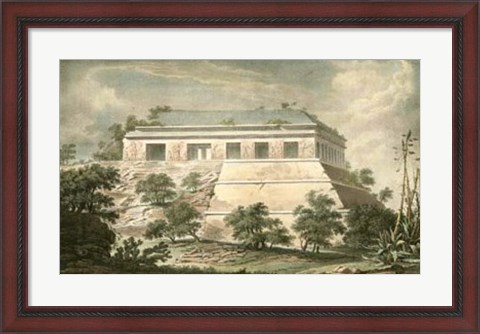 Framed Monuments of New Spain I Print