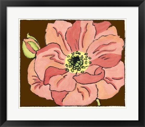 Framed Petal Poetry II Print