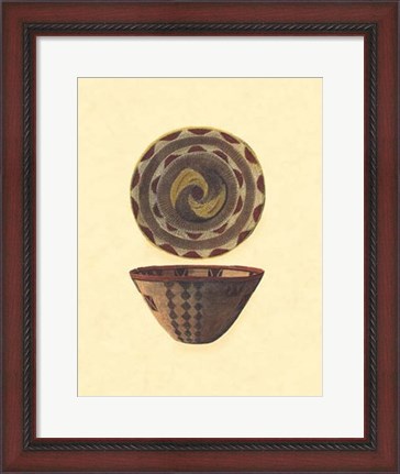 Framed Hand Woven Baskets II Print