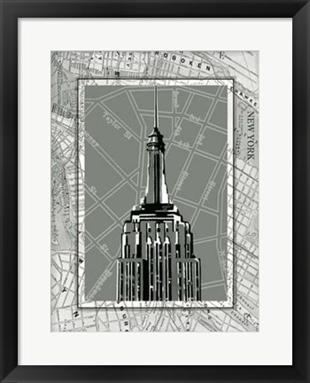 Framed Tour of New York II Print