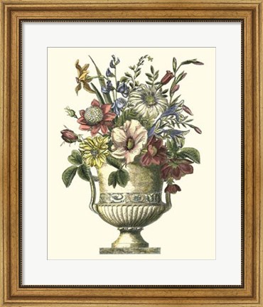 Framed Floral Splendor I Print