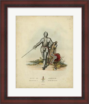 Framed Men in Armour I Print