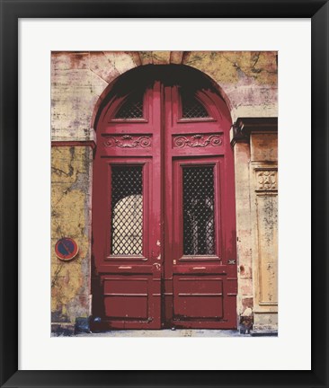 Framed Weathered Facade III Print