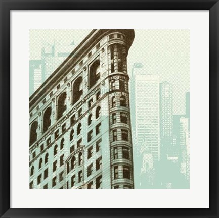 Framed Architectural Overlay II Print