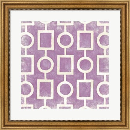 Framed Modern Symmetry IV Print