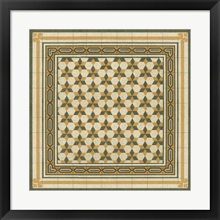 Framed Italian Mosaic III Print