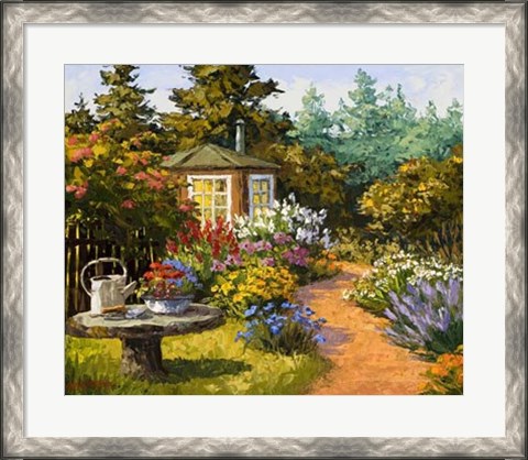 Framed Woodland Garden Print