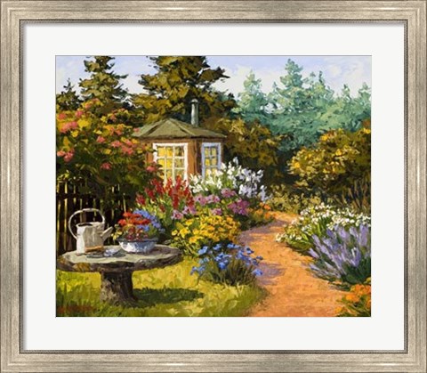 Framed Woodland Garden Print