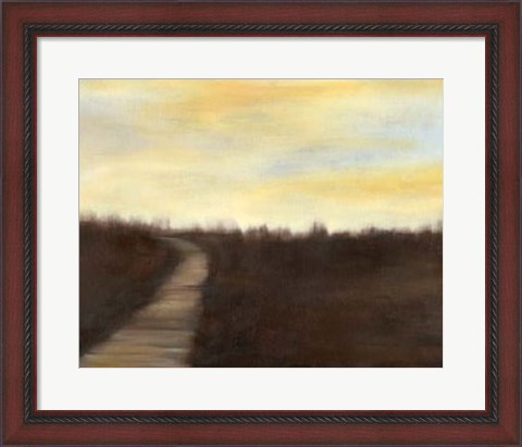 Framed Sunrise Stroll II Print