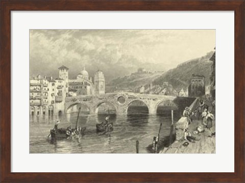 Framed Vintage Verona Print