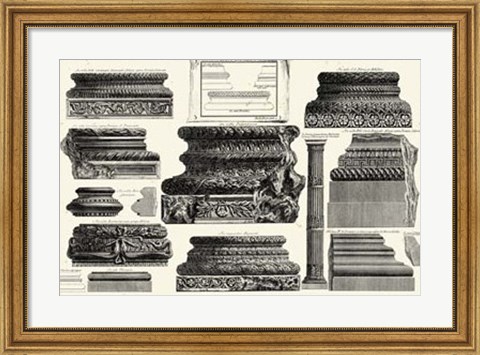 Framed Columns Print