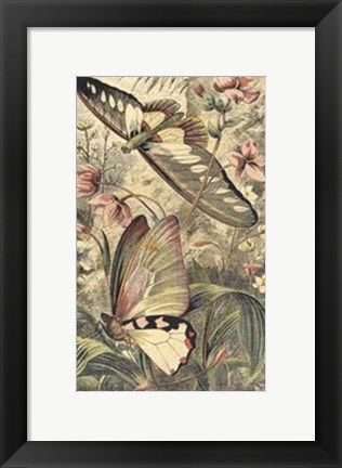 Framed Dancing Butterfly I Print