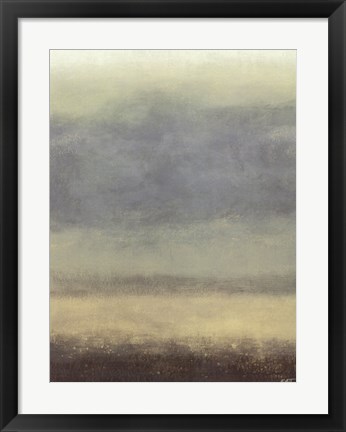Framed Coastal Rain I Print