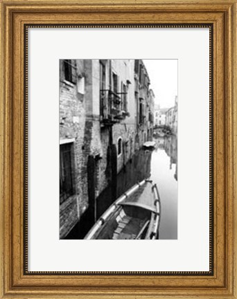 Framed Waterways of Venice V Print