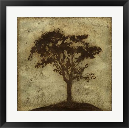 Framed Gilded Tree IV Print