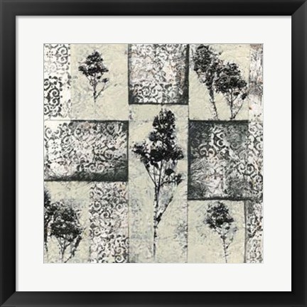 Framed Toile Redone III Print