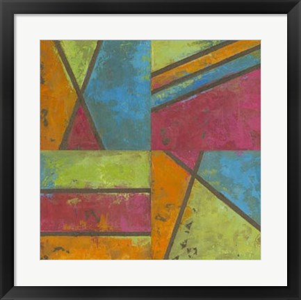 Framed Paradise Abstract II Print
