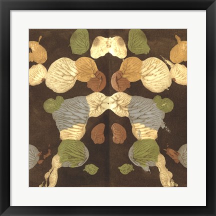 Framed Rorschach Abstract I Print