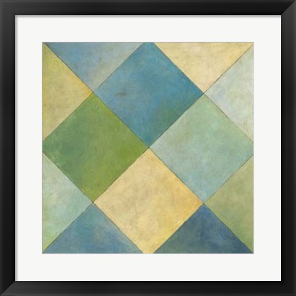 Framed Quilted Abstract III Print