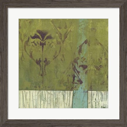 Framed Distressed Abstraction I Print
