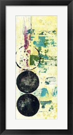 Framed Retro Textures II Print