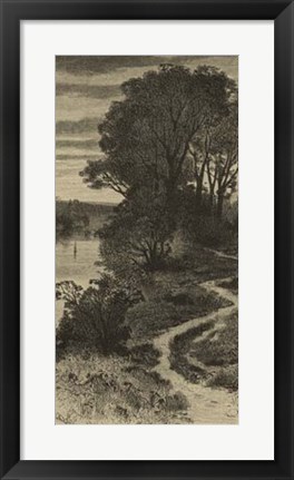 Framed Twilight Grove II Print
