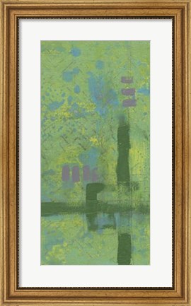 Framed Cross Hatch II Print
