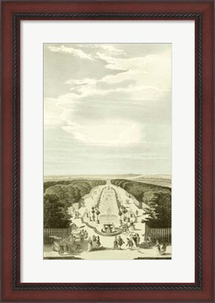 Framed Garden at Versailles III Print