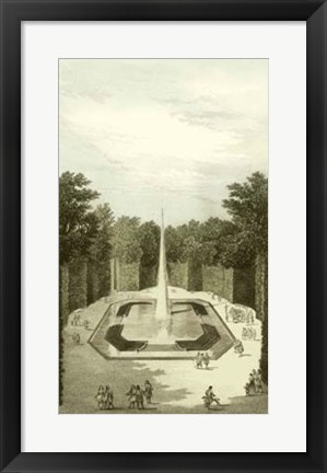 Framed Garden at Versailles IV Print