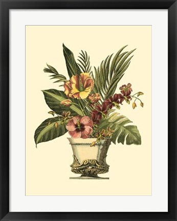 Framed Tropical Elegance I Print