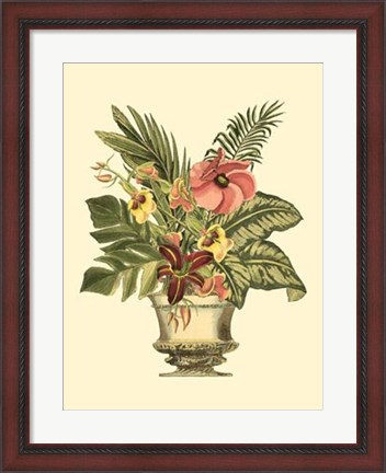Framed Tropical Elegance II Print