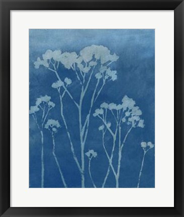 Framed Indigo Print I Print