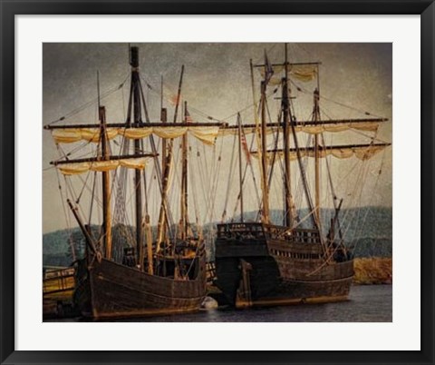 Framed Tall Ships Print