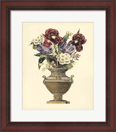 Framed Elegant Bouquet I Print
