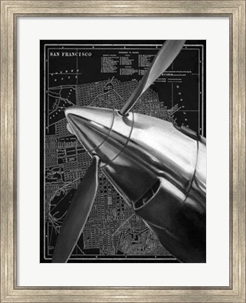 Framed Vintage Plane II Print