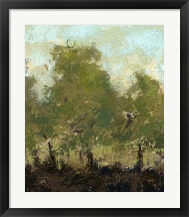 Framed Meadow Abstract I Print