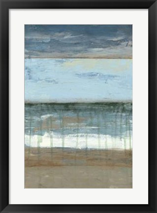 Framed Coastal Abstract II Print