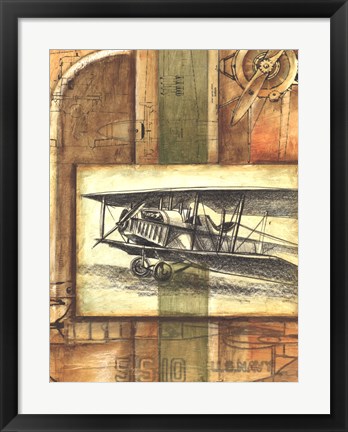 Framed Theory of Flight II Print