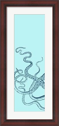 Framed Octopus Triptych I Print