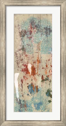 Framed Layers Of Paint I Print