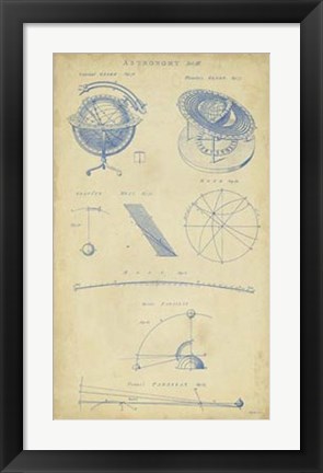 Framed Vintage Astronomy III Print