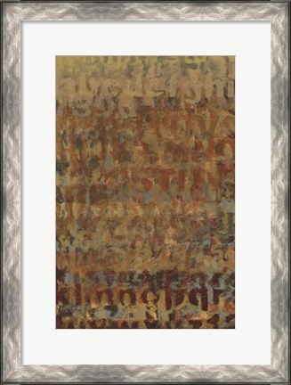 Framed Earthen Language II Print