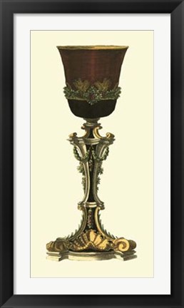 Framed Elongated Goblet II Print