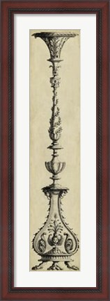 Framed Candlestick II Print